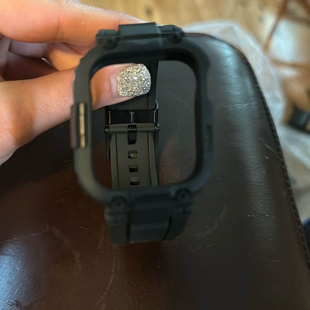 Amband military tactical Apple Watch black band